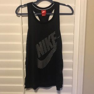 Nike mesh racer bank tank